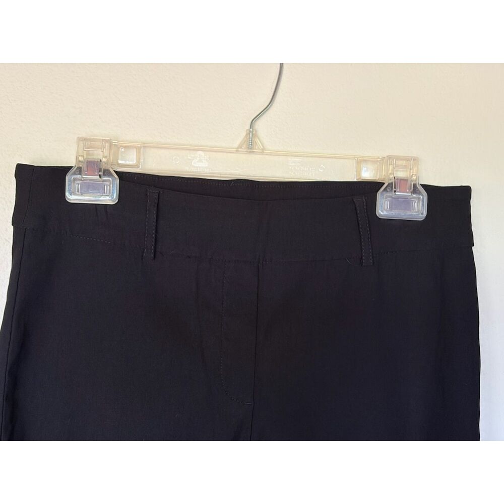 Tribal Women's Black Pull-On Career Pants Size 8 Stretch Straight Leg Slacks - Picture 4 of 8